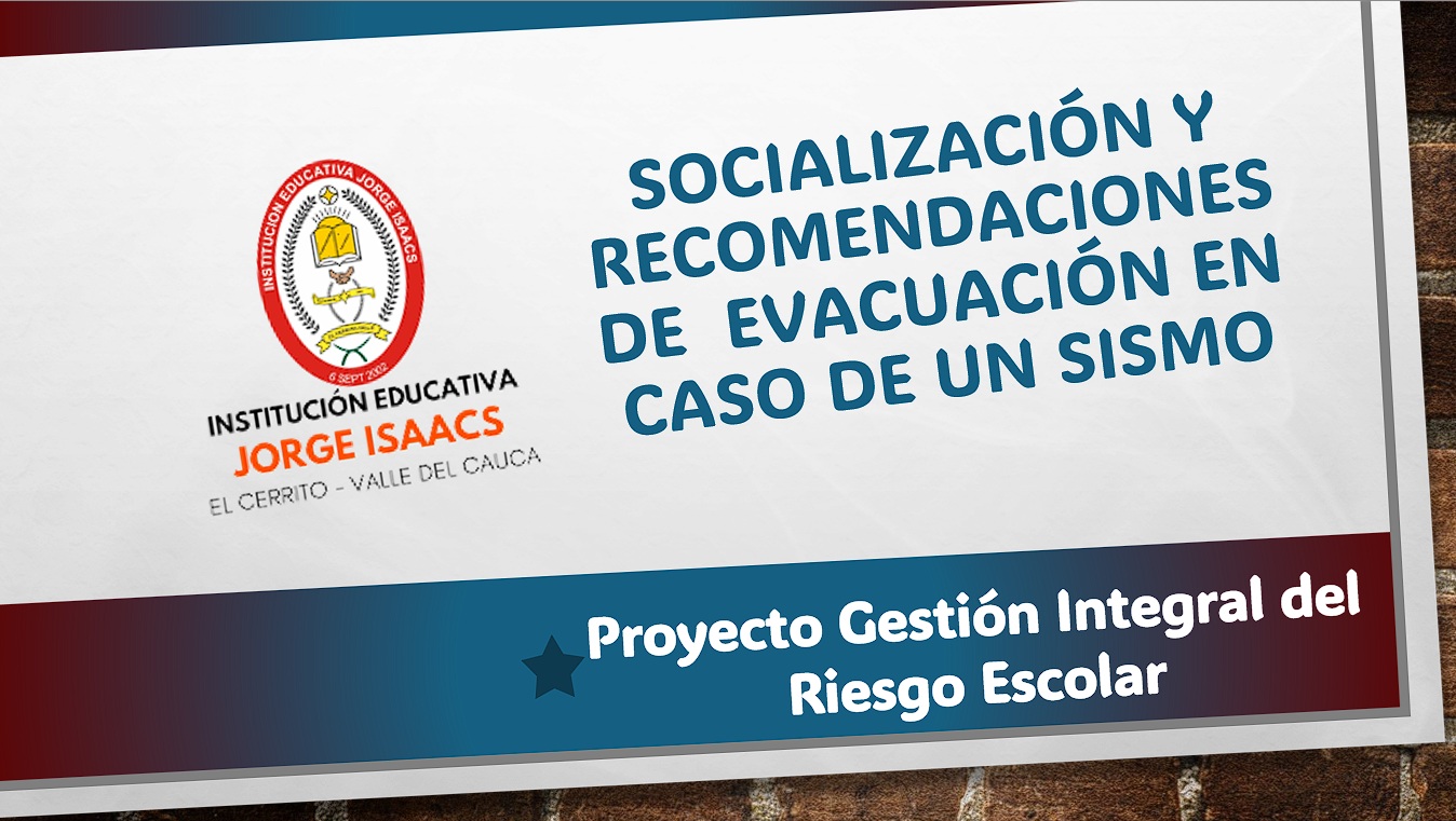 Simulacro de evacuación escolar